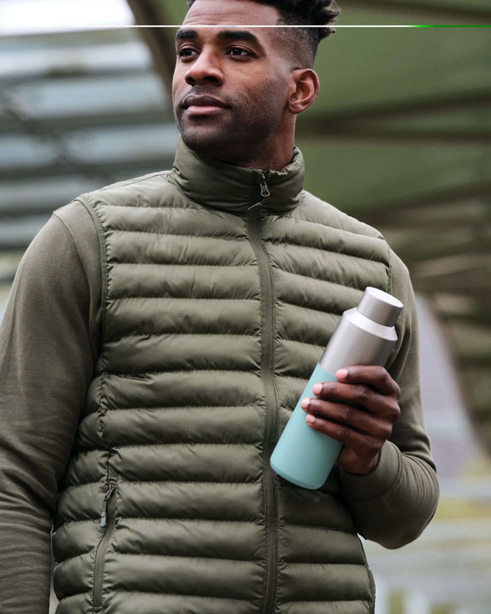 Bouteille d'eau acier recyclé 600ml à personnaliser - 15