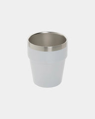 Tasse à café inox recyclé 300ml à personnaliser - Blanc