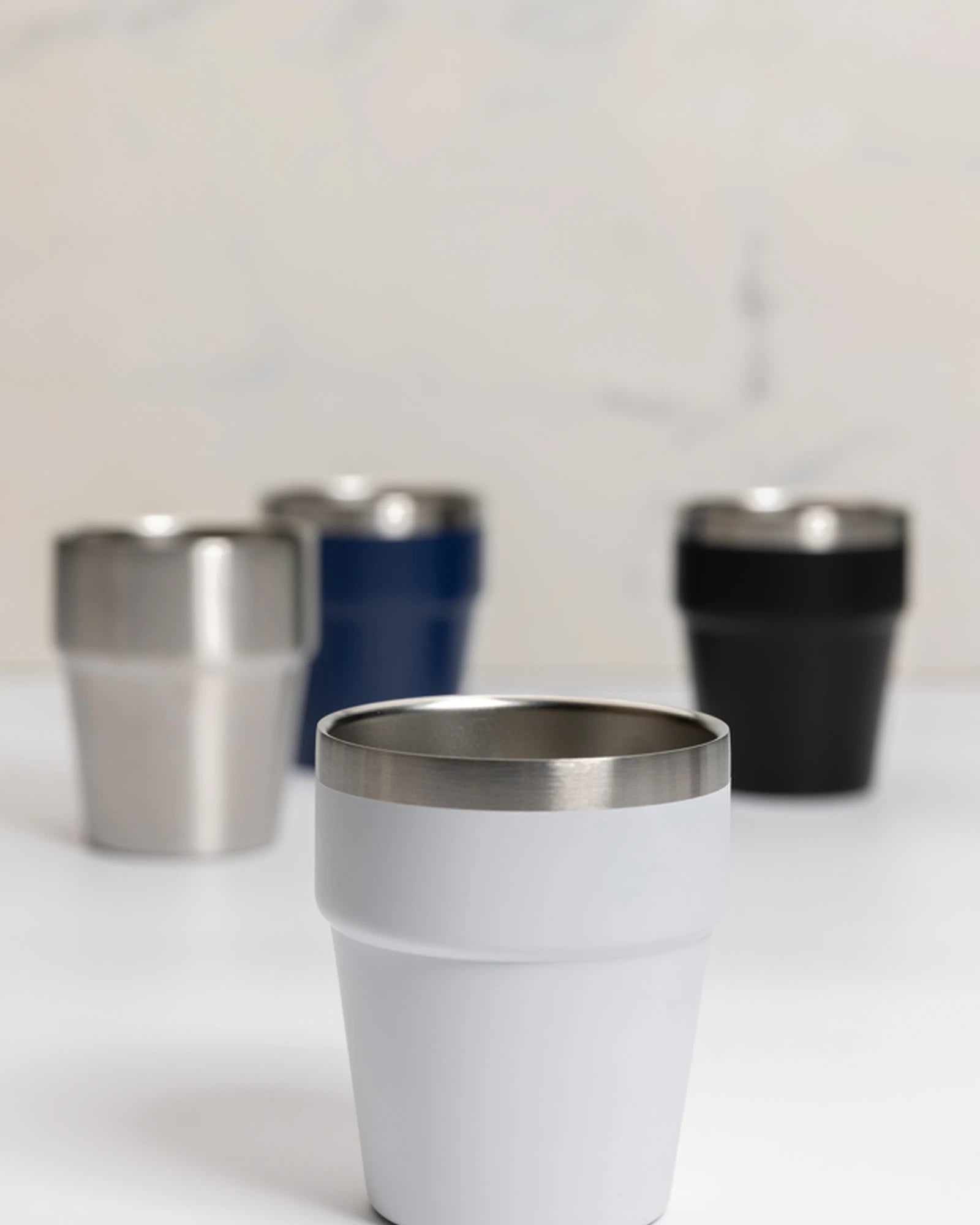Tasse à café inox recyclé 300ml à personnaliser - 8