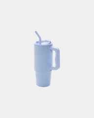 Mug isotherme acier inoxydable recyclé 900ml à personnaliser - Bleu Clair