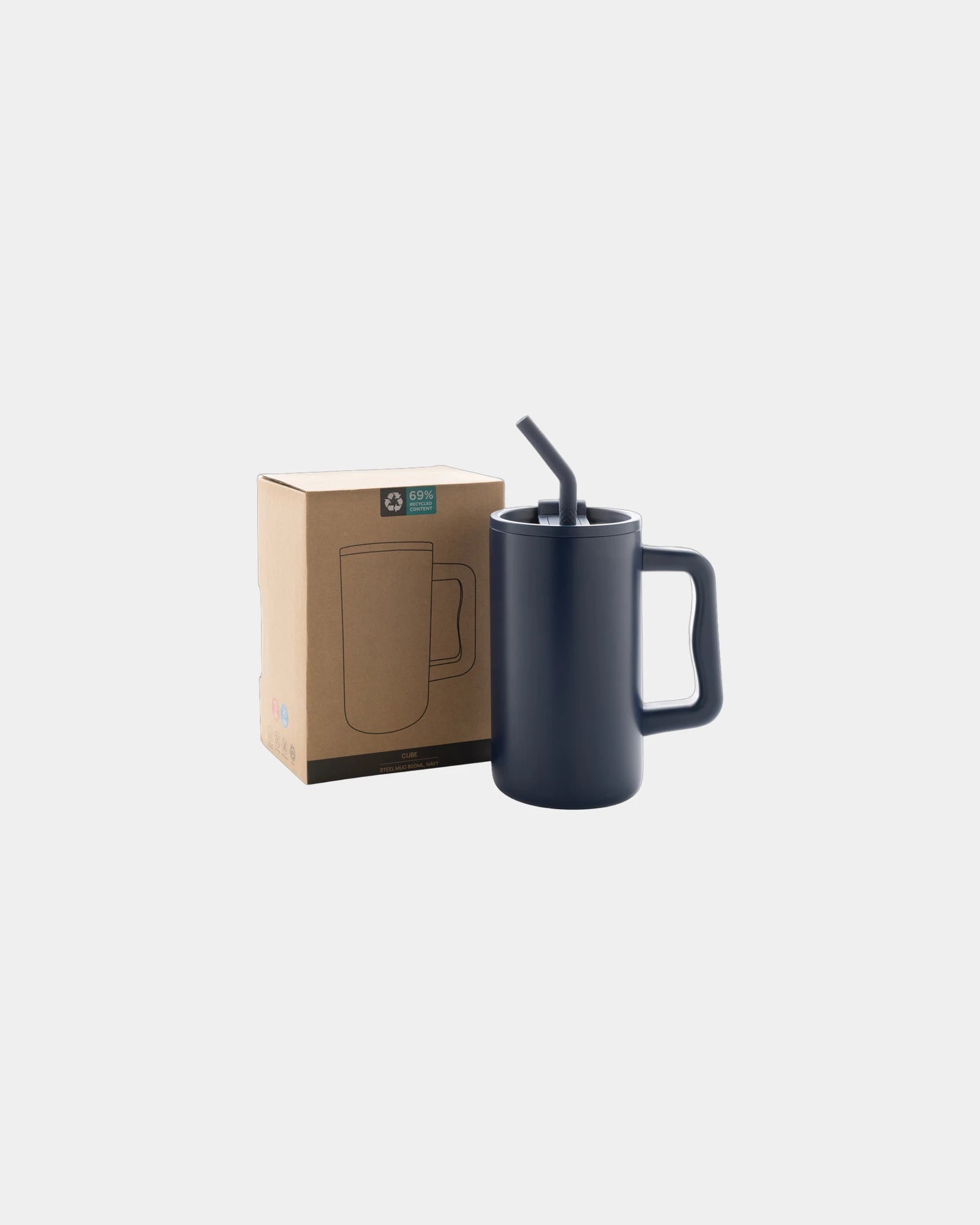 Mug 800ml acier recyclé à personnaliser - 34