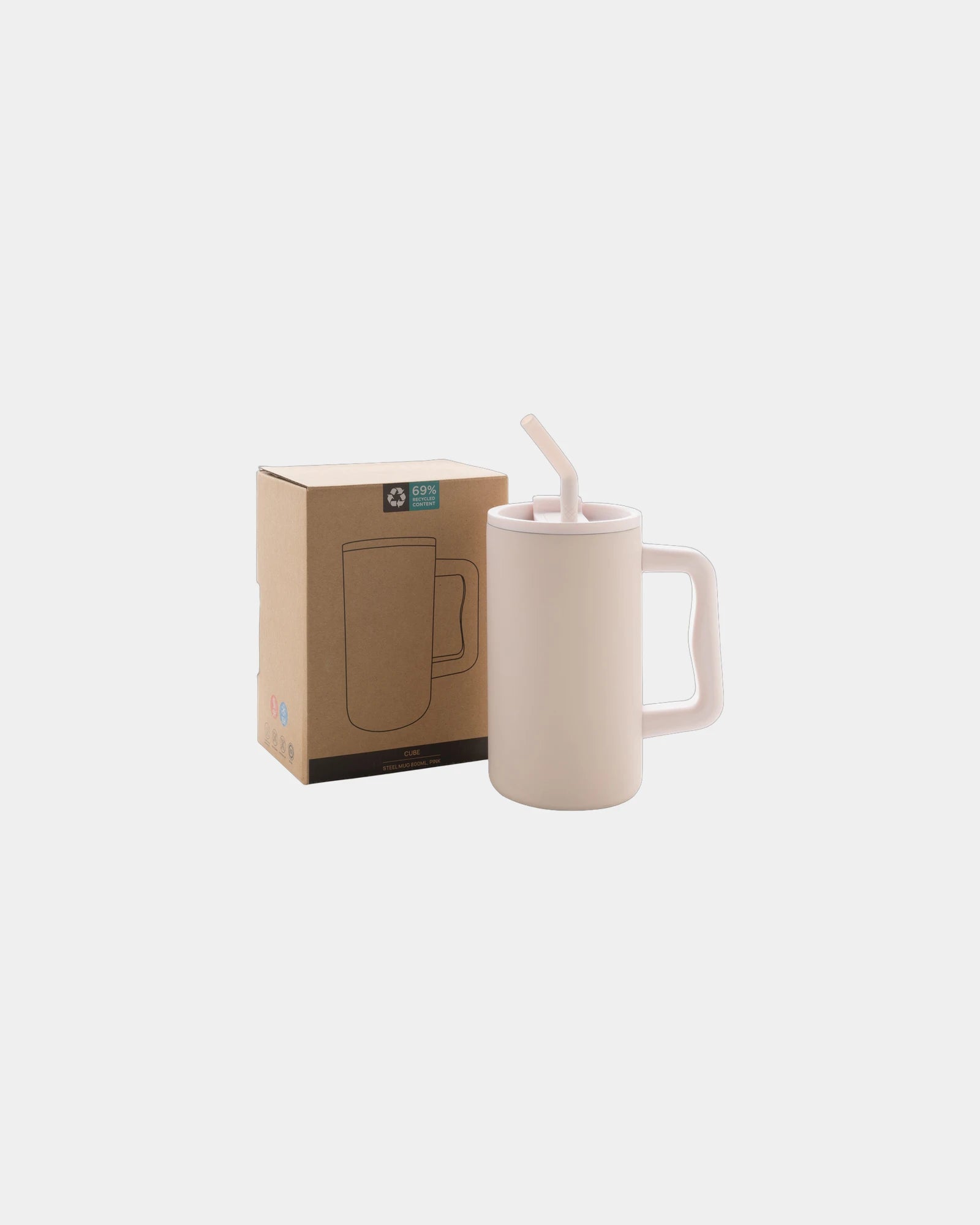 Mug 800ml acier recyclé à personnaliser - 26