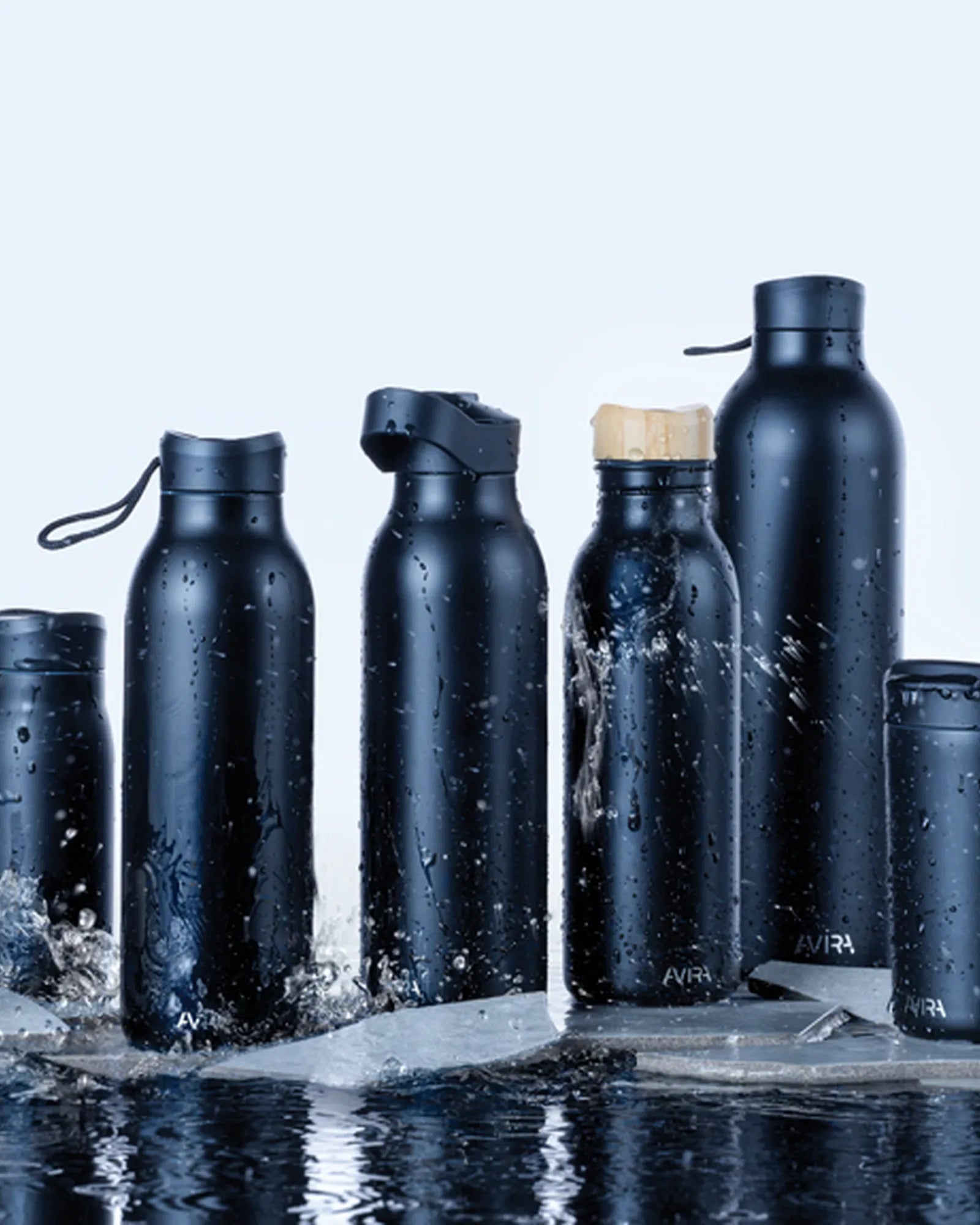 Bouteille isotherme acier recyclé 500ml Avira - 19