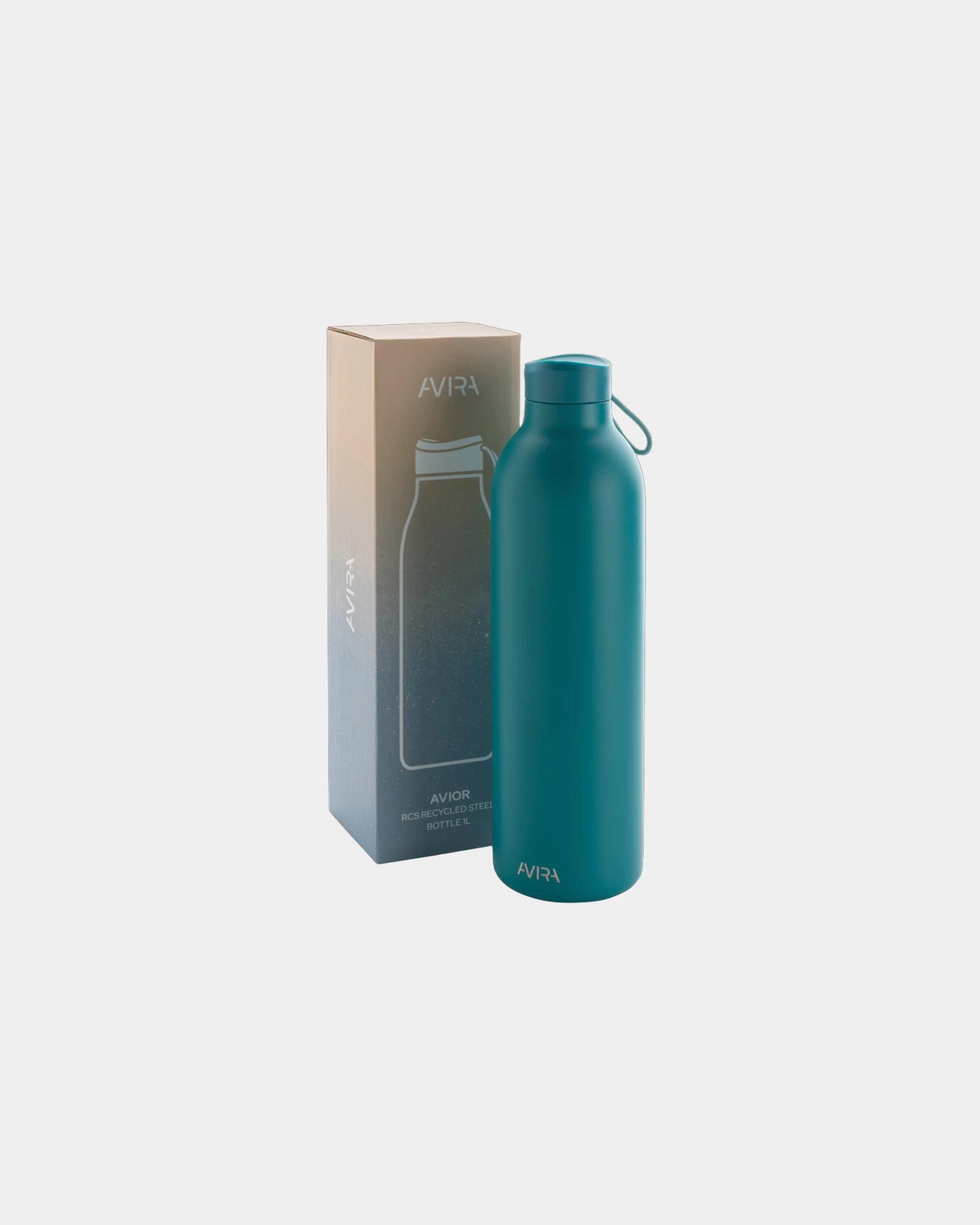 Bouteille isotherme acier recyclé Avior 1L à personnaliser - 47