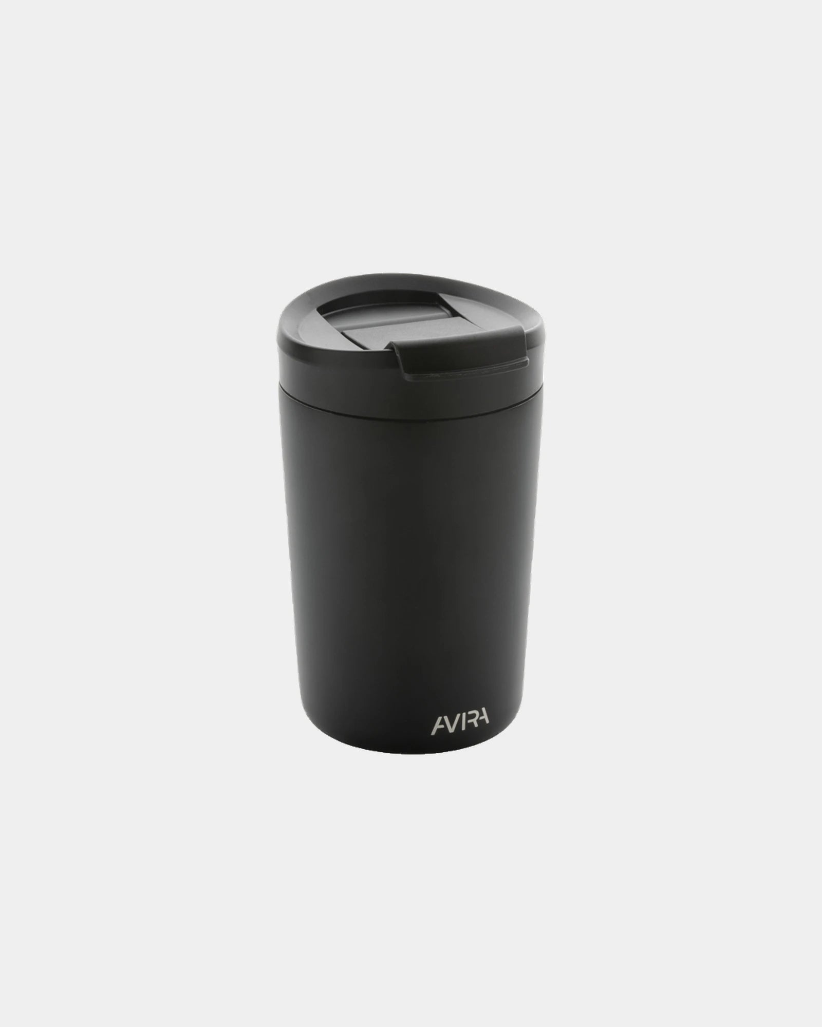 Mug acier recyclé Alya 300ml à personnaliser - Noir
