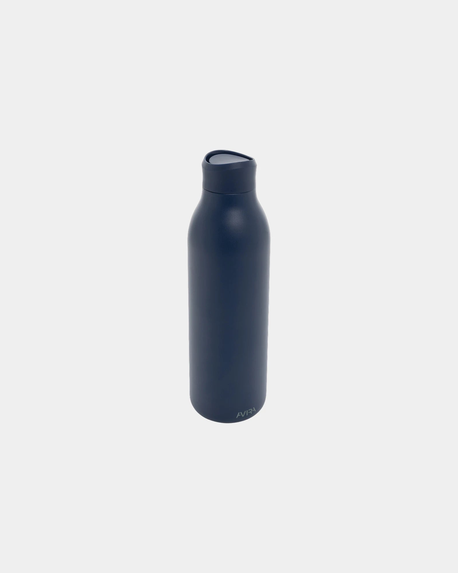 Bouteille d'eau acier recyclé Alok 600ml à personnaliser - Bleu Marine