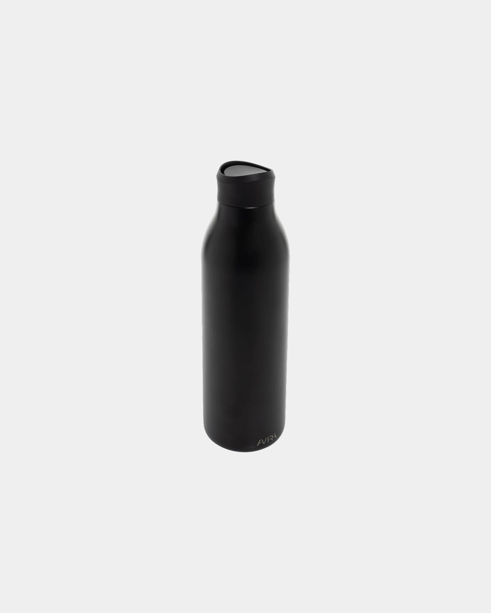 Bouteille d'eau acier recyclé Alok 600ml à personnaliser - Noir