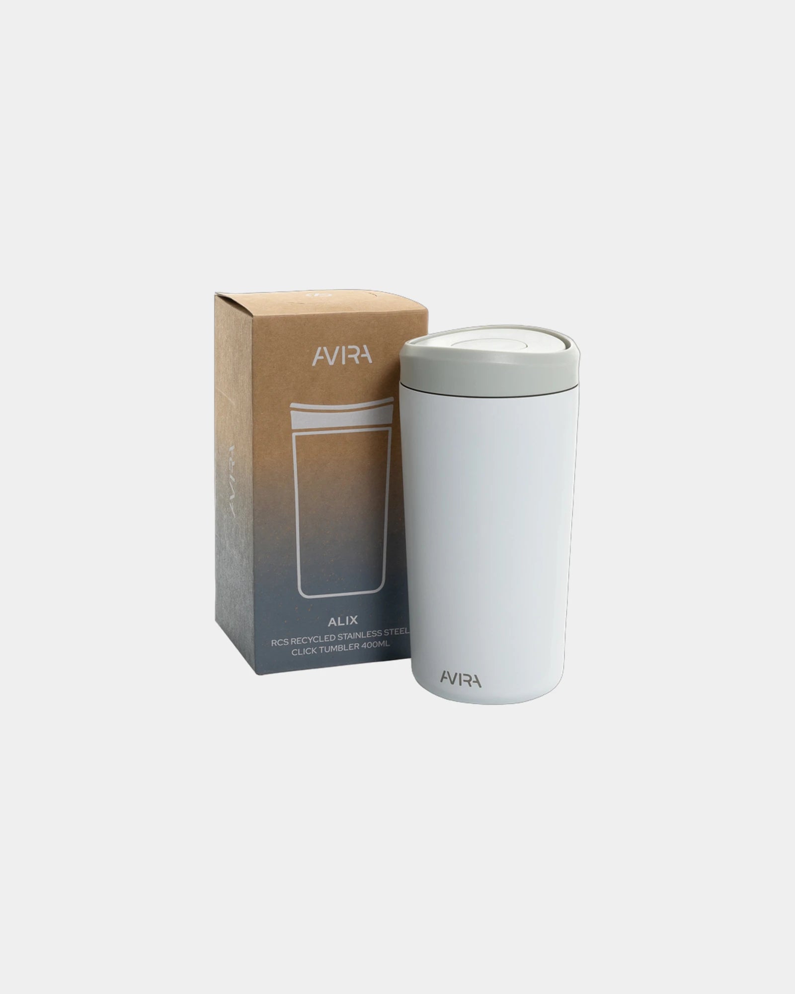 Mug acier recyclé 400ml Alix à personnaliser - 19