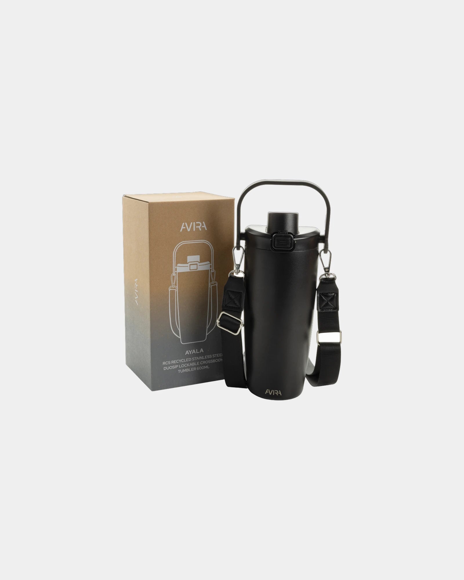 Gourde acier recyclé Avira Ayala 600ml à personnaliser - 1
