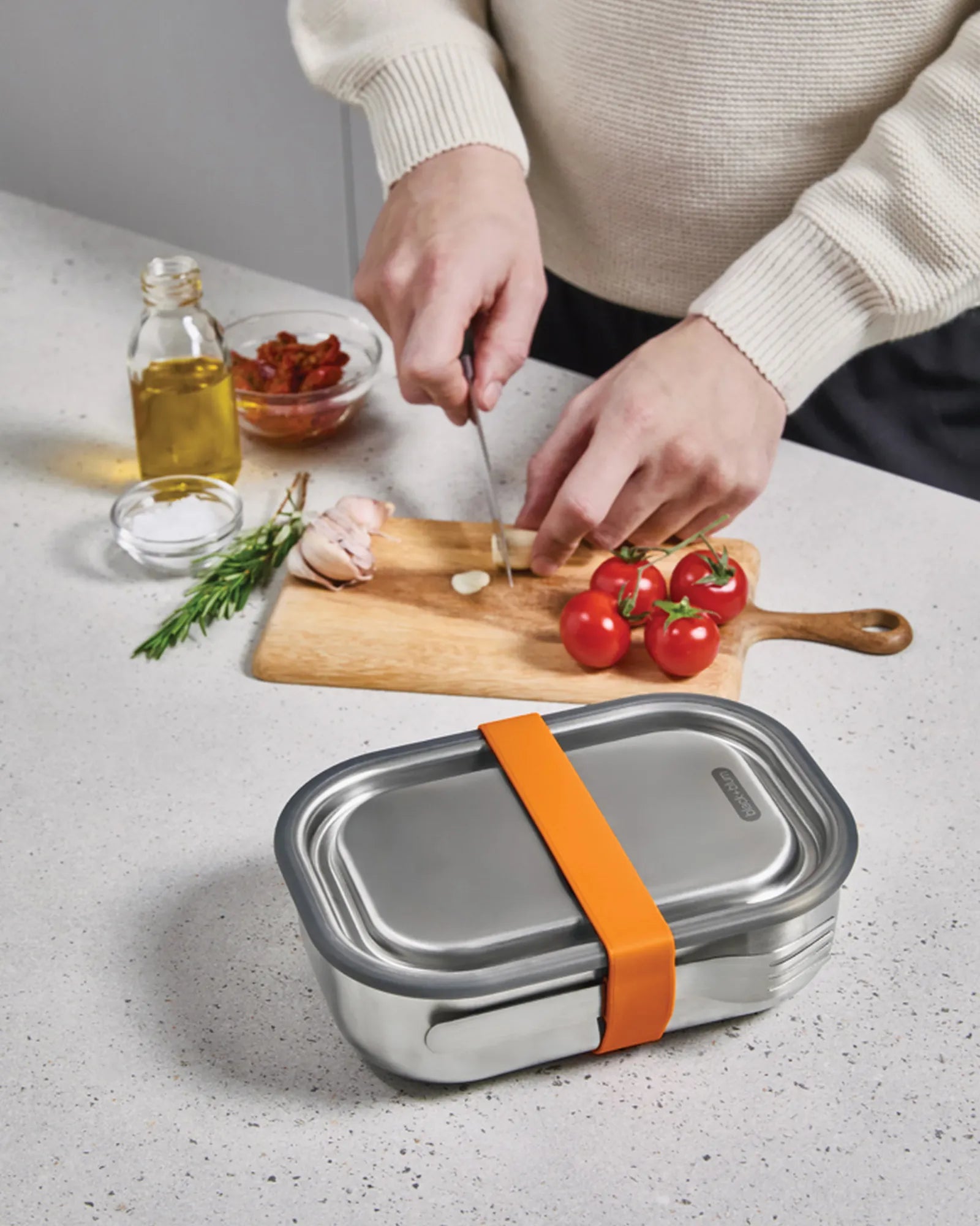 Boîte à lunch inox étanche à personnaliser - 6