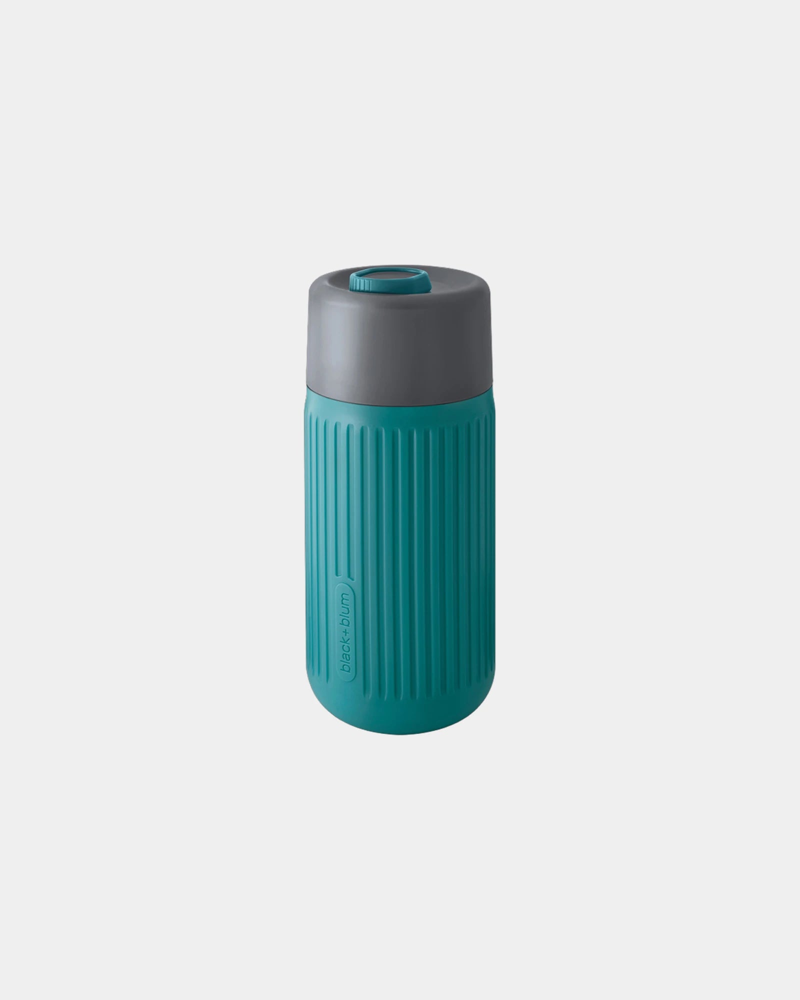 Tasse de voyage en verre 340ml Black + Blum à personnaliser - Turquoise