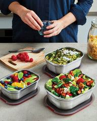 Set de boîtes repas acier inoxydable Black + Blum à personnaliser - 9