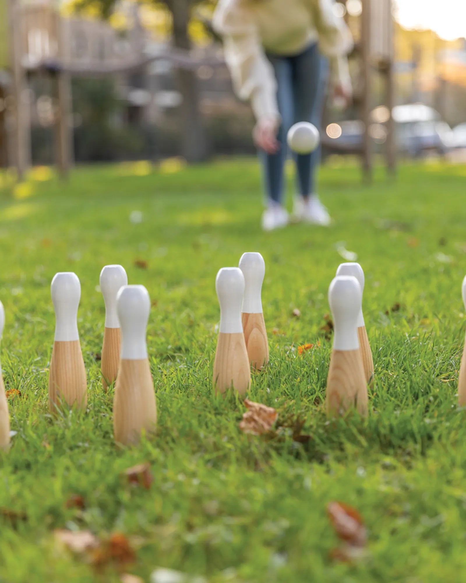 Jeu de quilles en bois à personnaliser - 5