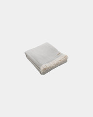 Serviette coton recyclé 100x180cm à personnaliser - Gris