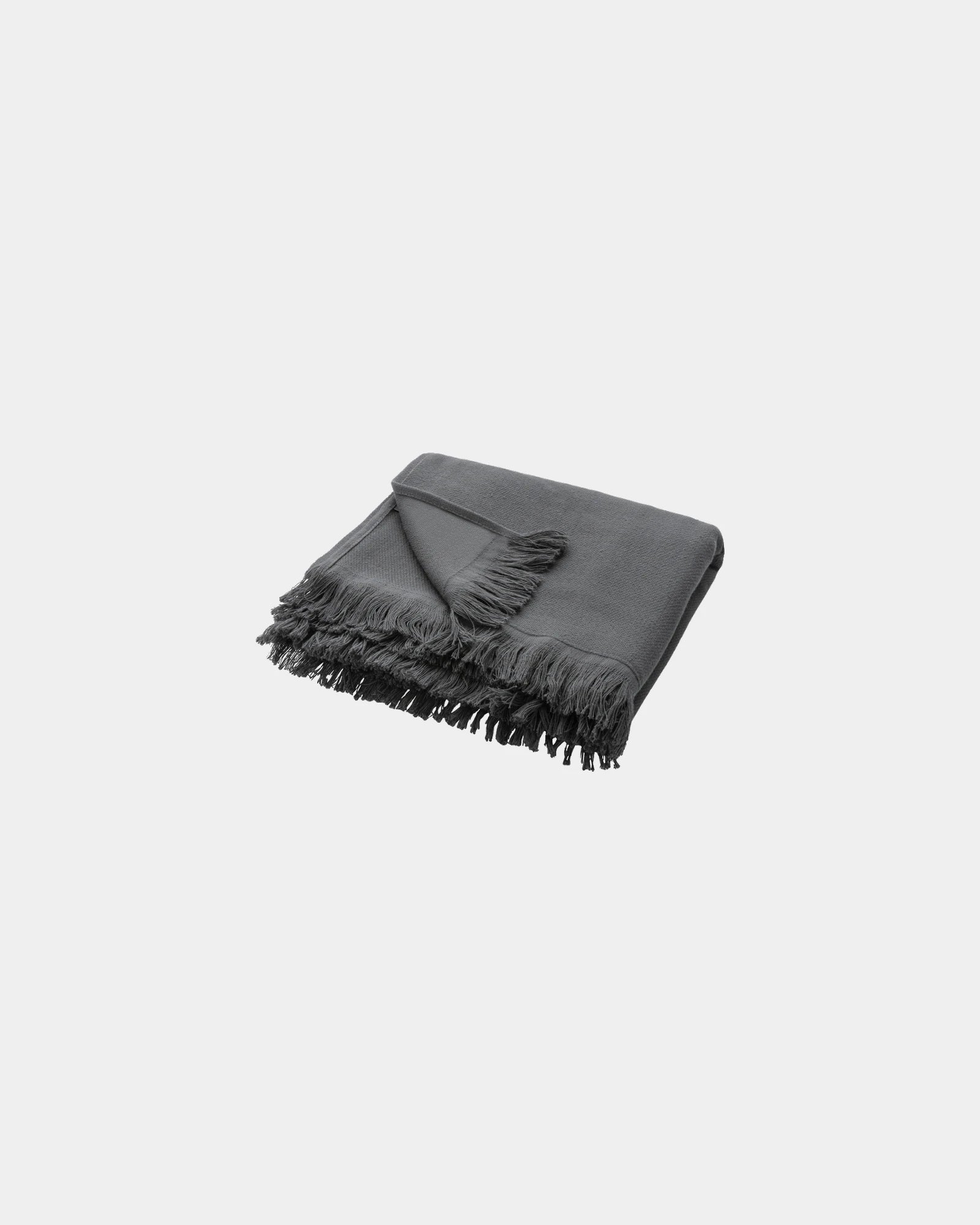 Serviette hammam coton recyclé 100x180cm à personnaliser - Antracite