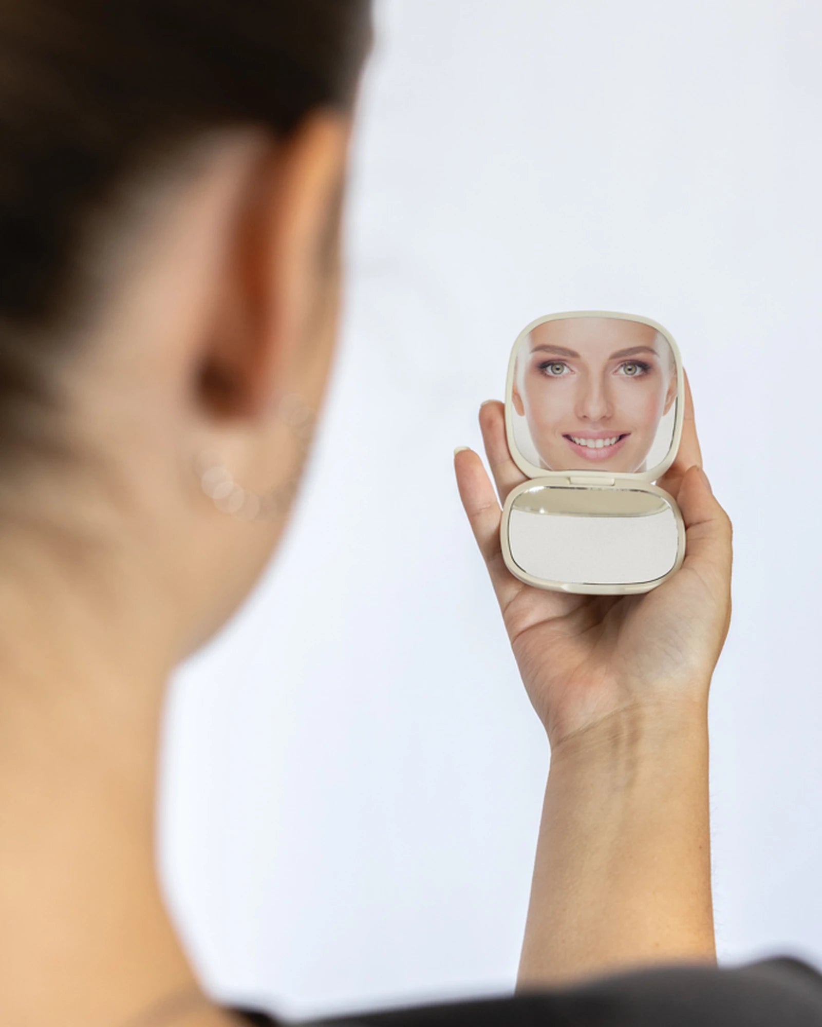 Miroir de poche plastique recyclé RCS à personnaliser - 9