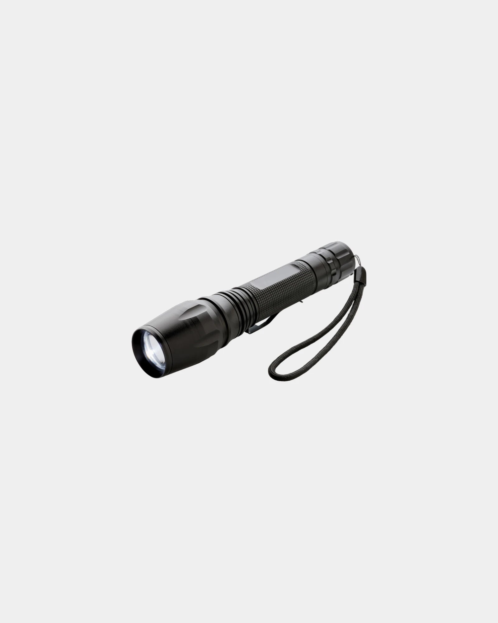 Lampe torche aluminium étanche 10 W à personnaliser - Noir
