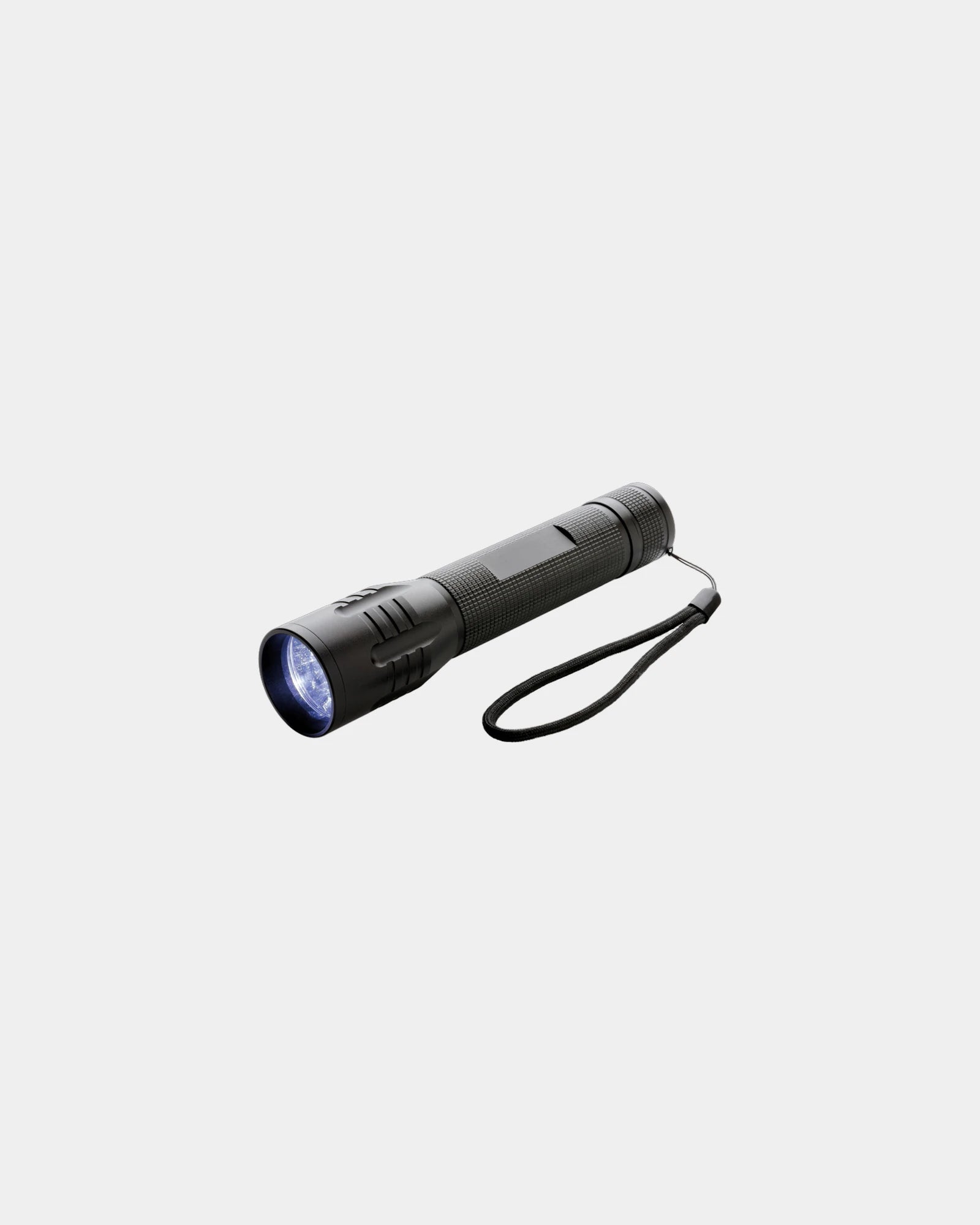 Lampe torche aluminium 100 lumens à personnaliser - Noir
