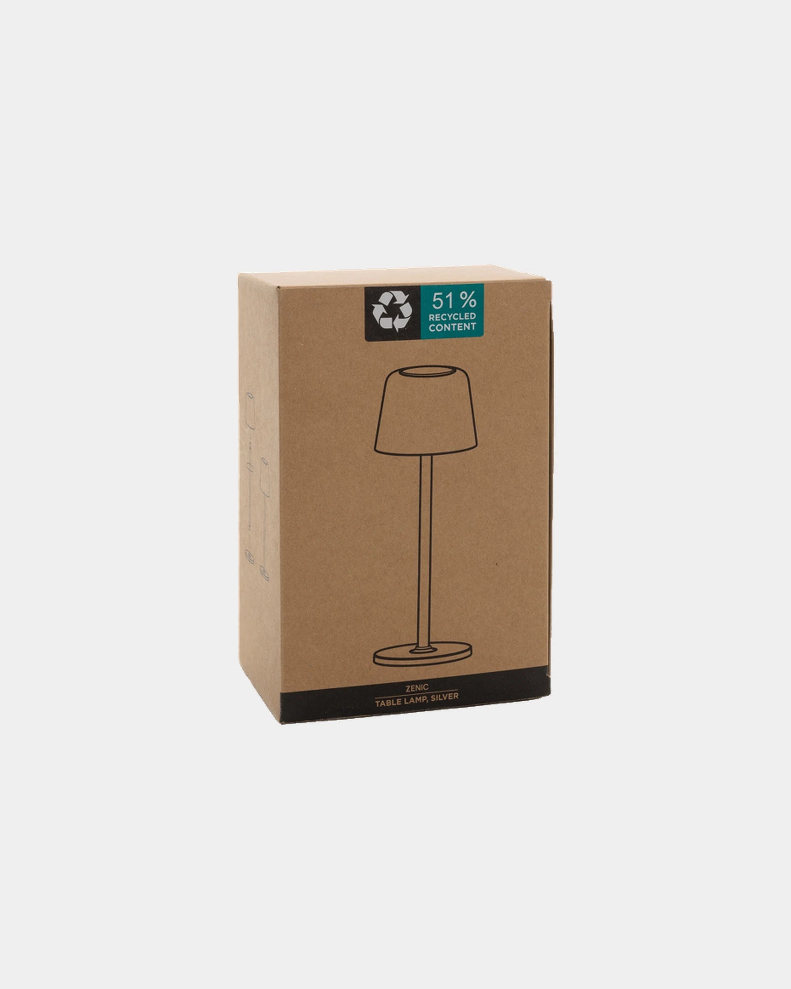 Lampe de table ABS recyclé RCS Zenic à personnaliser