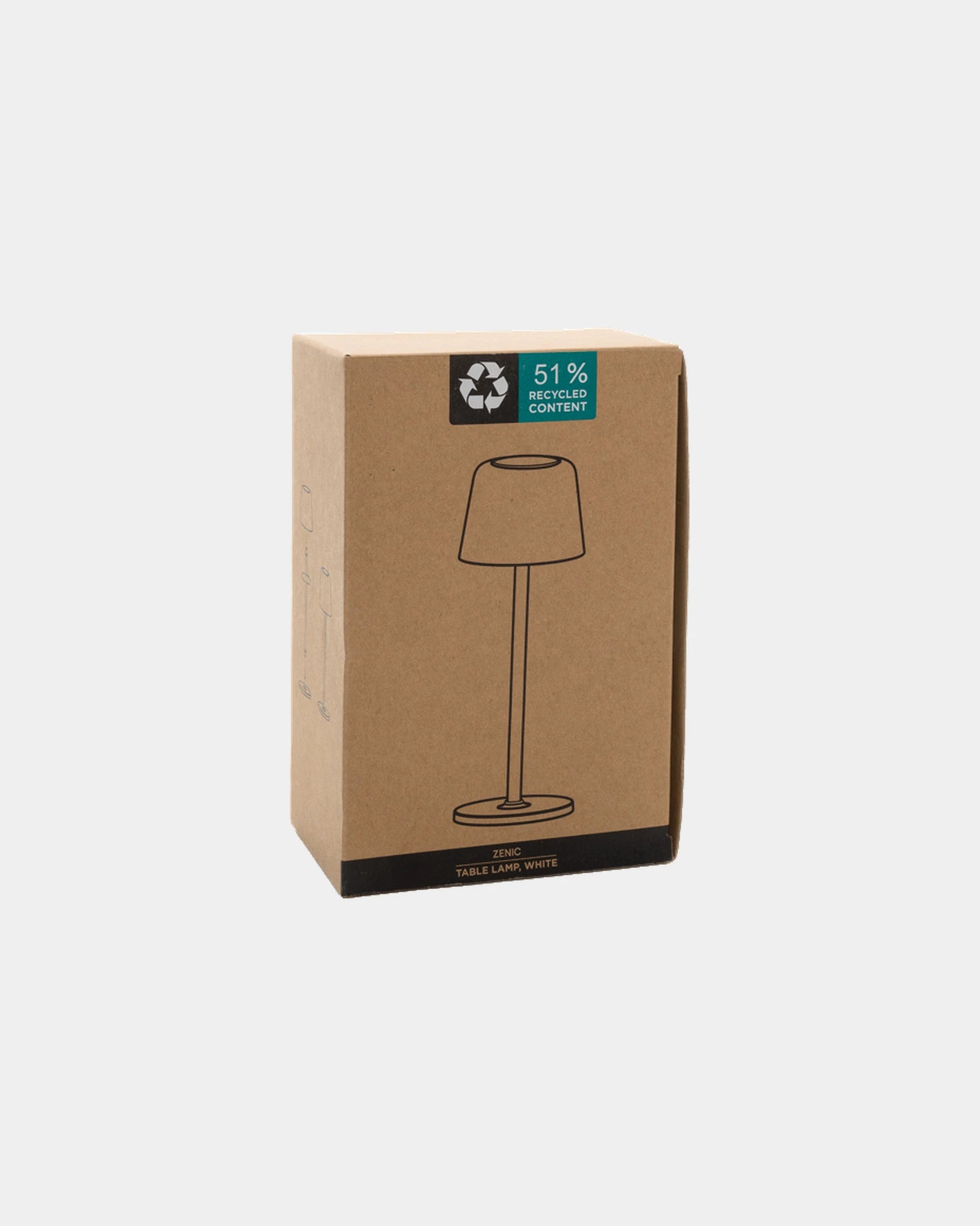 Lampe de table ABS recyclé RCS Zenic à personnaliser