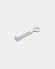 Porte-clés torche aluminium recyclé RCS Flash - Gris Argent