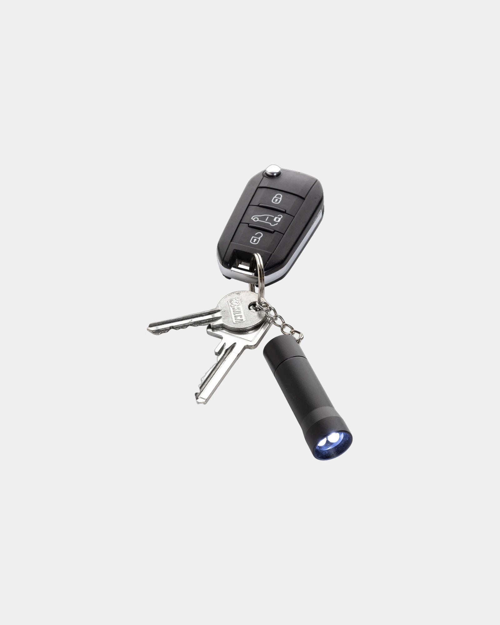 Porte-clés torche aluminium recyclé RCS Flash - 1