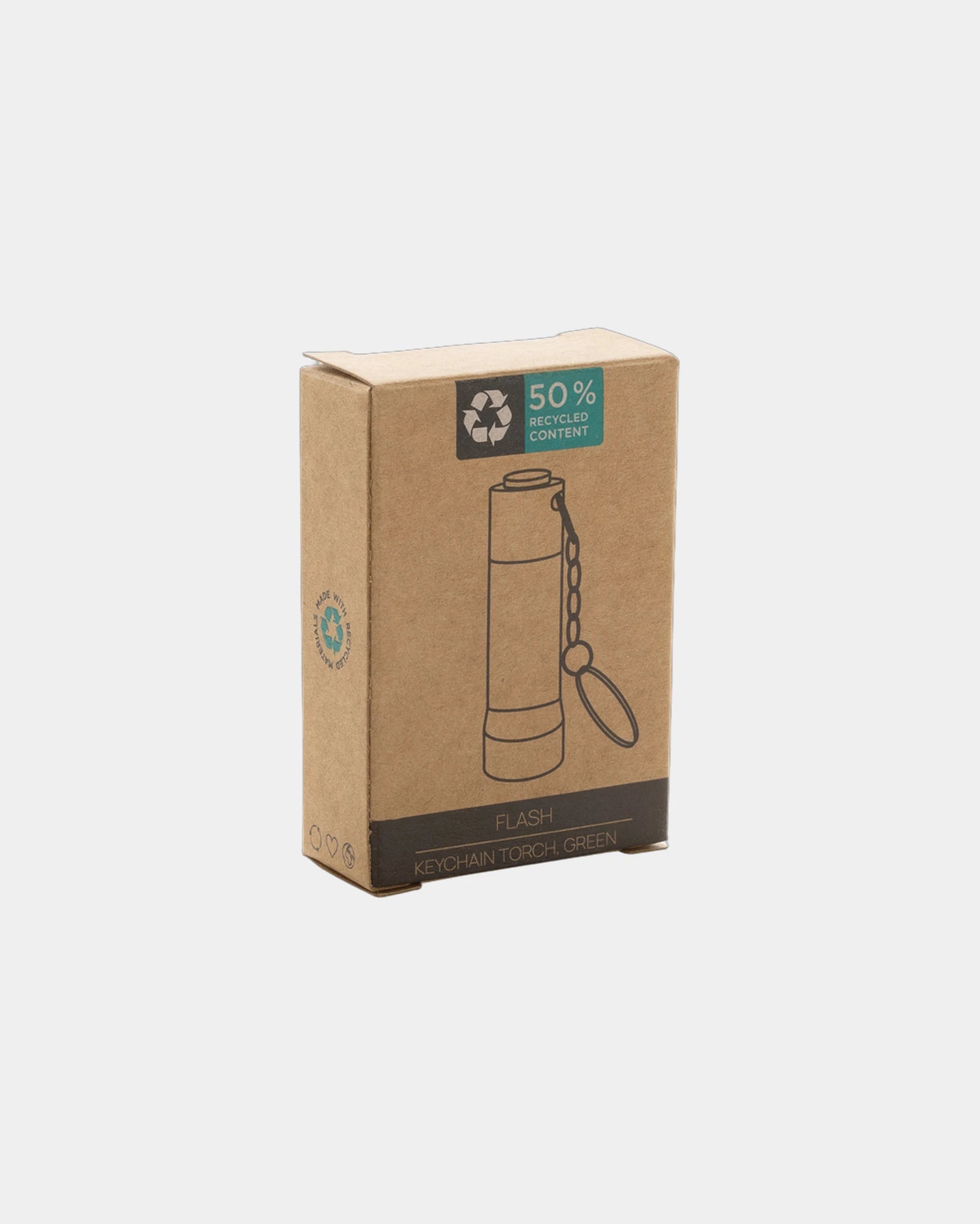 Porte-clés torche aluminium recyclé RCS Flash - 19