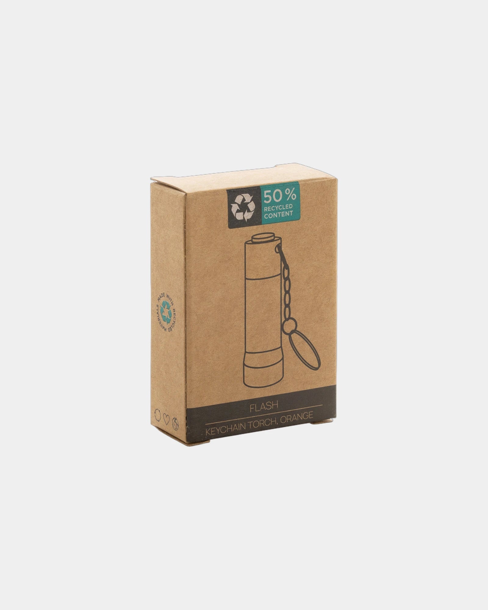 Porte-clés torche aluminium recyclé RCS Flash - 24