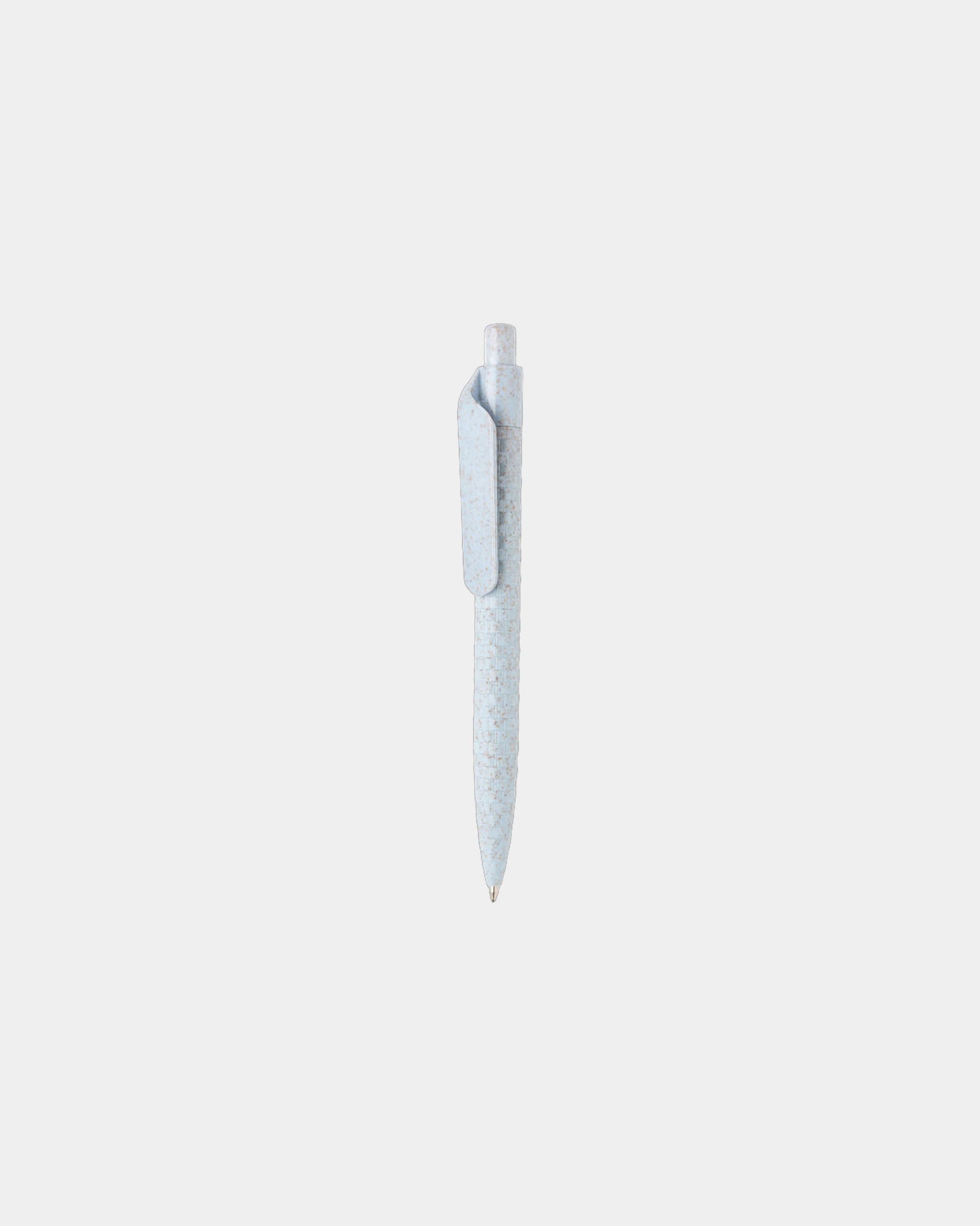 Stylo en fibre de paille à personnaliser - Bleu