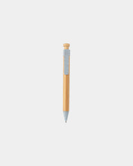Stylo en bambou avec clip en fibre de paille à personnaliser - 6