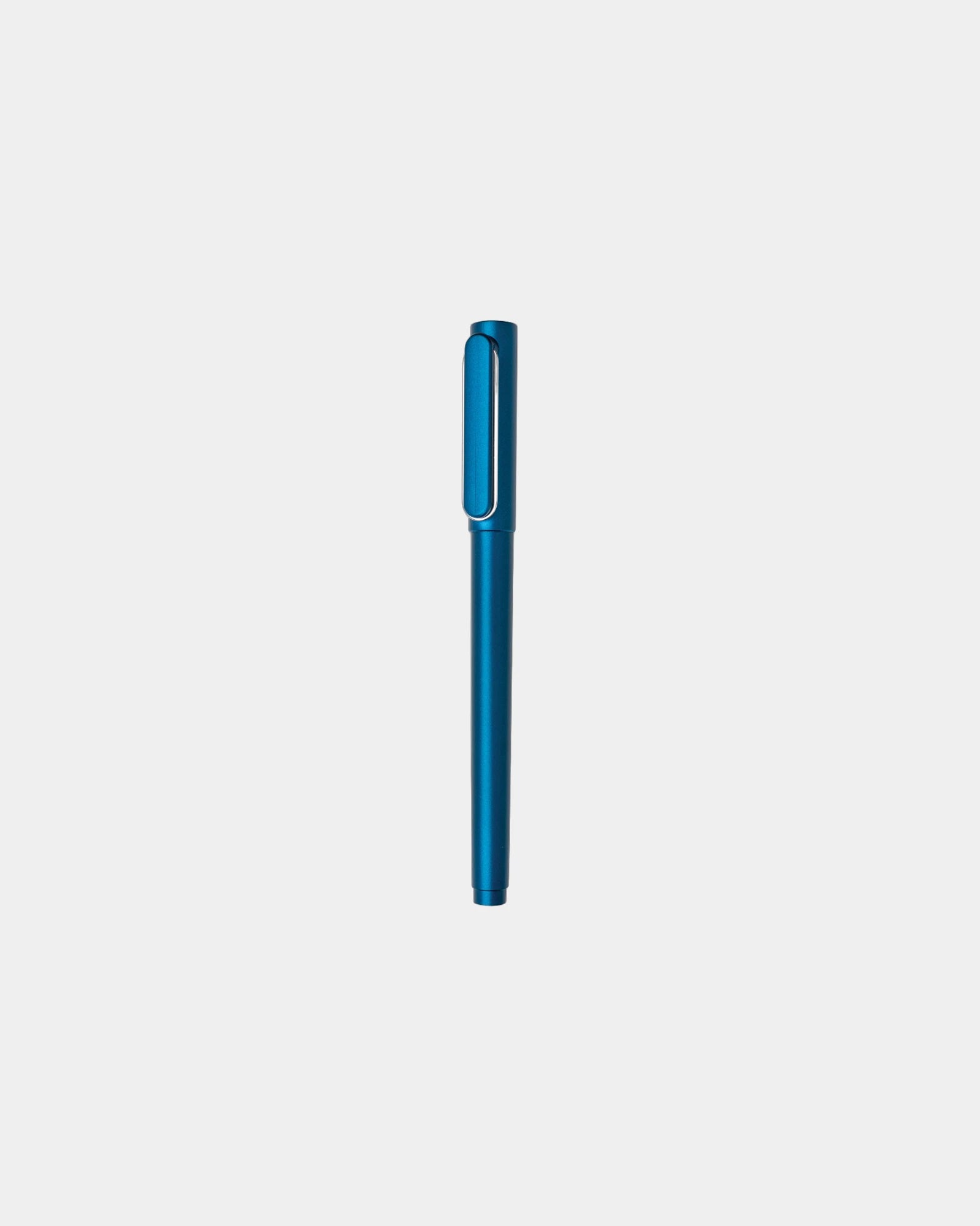 Stylo en plastique à capuchon X6 à personnaliser - Bleu