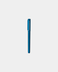 Stylo en plastique à capuchon X6 à personnaliser - Bleu