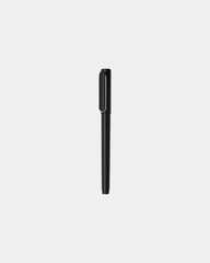 Stylo en plastique à capuchon X6 à personnaliser - Noir