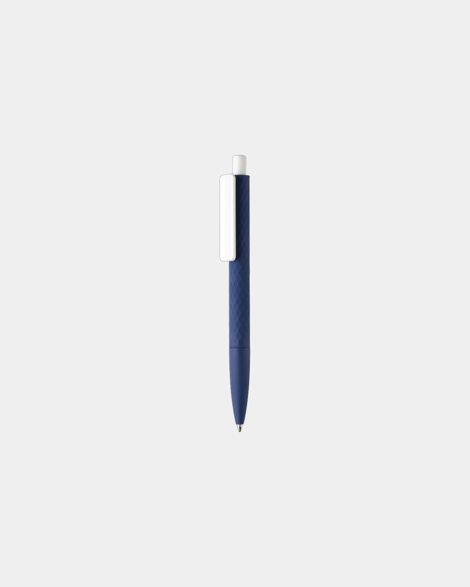 Stylo ABS recyclé finition gomme à personnaliser - Bleu Marine