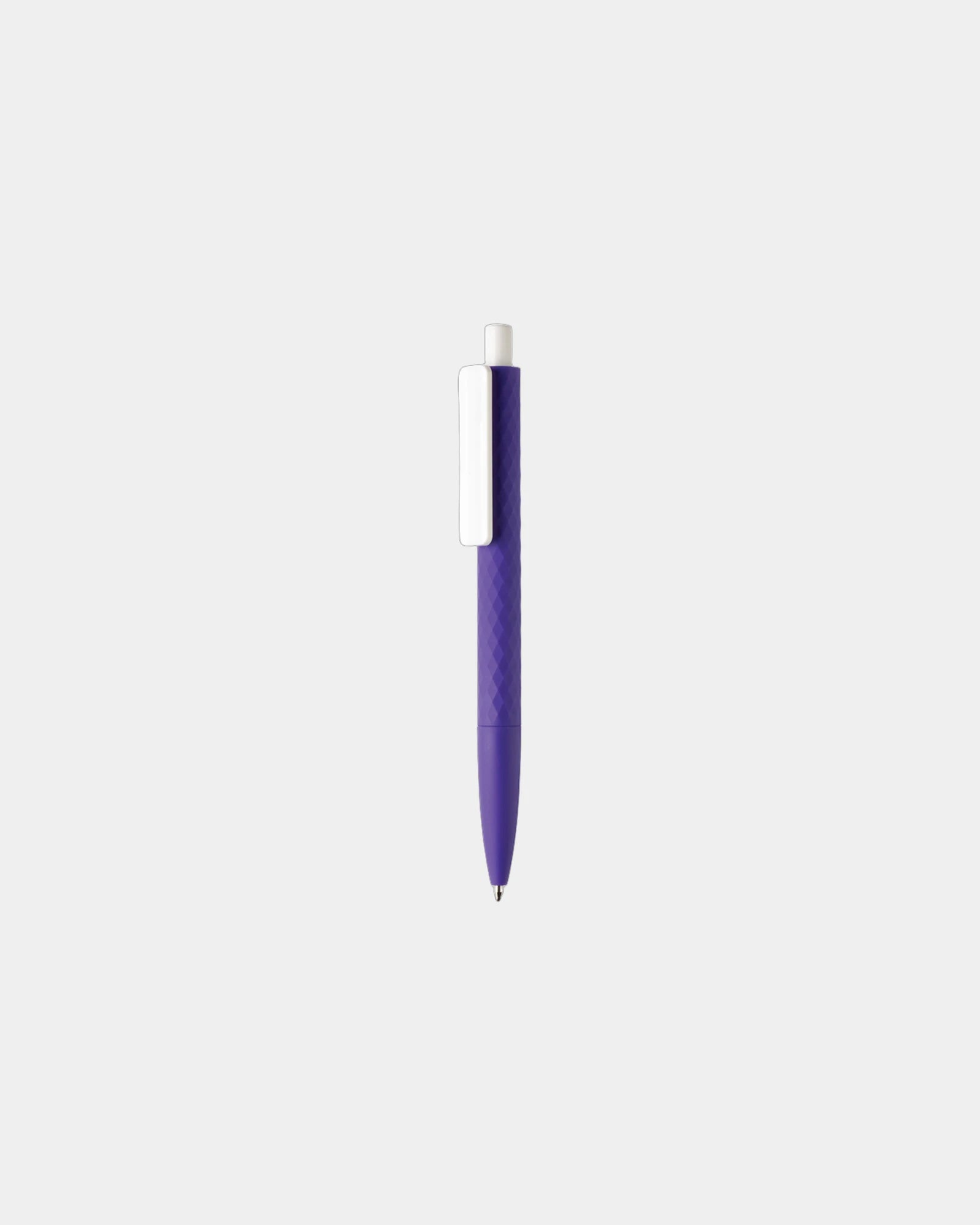Stylo ABS recyclé finition gomme à personnaliser - Violet