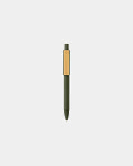Stylo en ABS recyclé GRS avec clip en bambou à personnaliser - 13