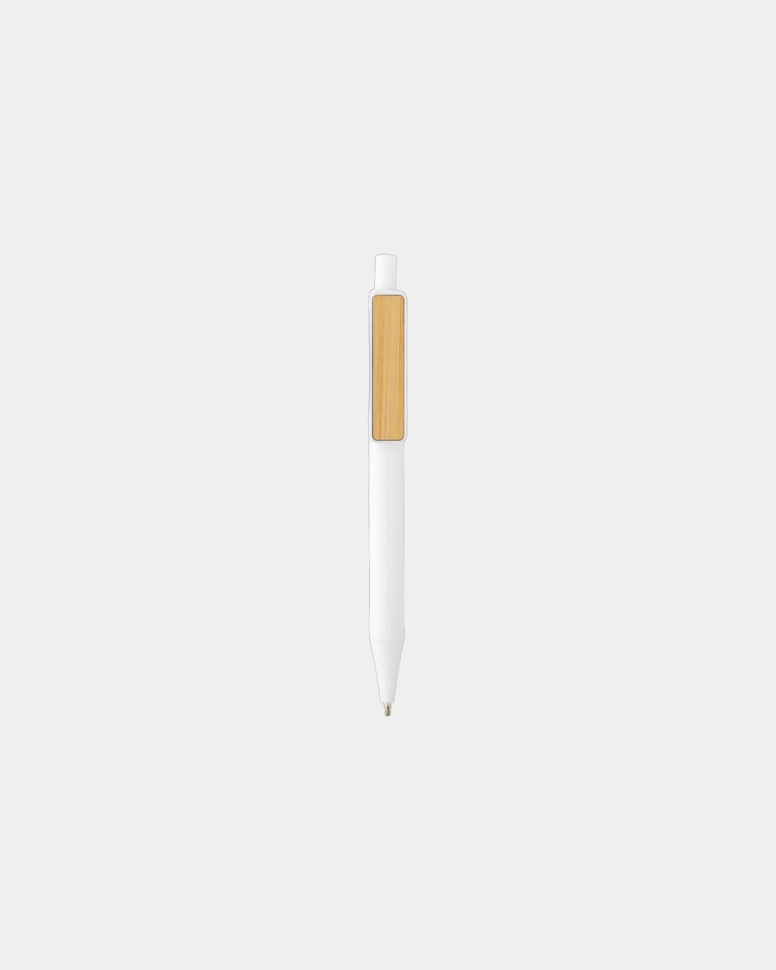 Stylo en ABS recyclé GRS avec clip en bambou à personnaliser - 7
