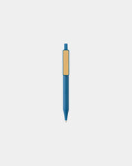Stylo en ABS recyclé GRS avec clip en bambou à personnaliser - 10