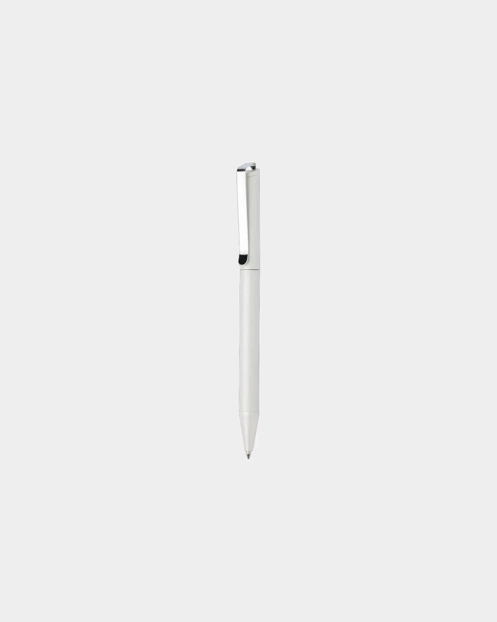 Stylo en aluminium recyclé certifié RCS à personnaliser - Blanc