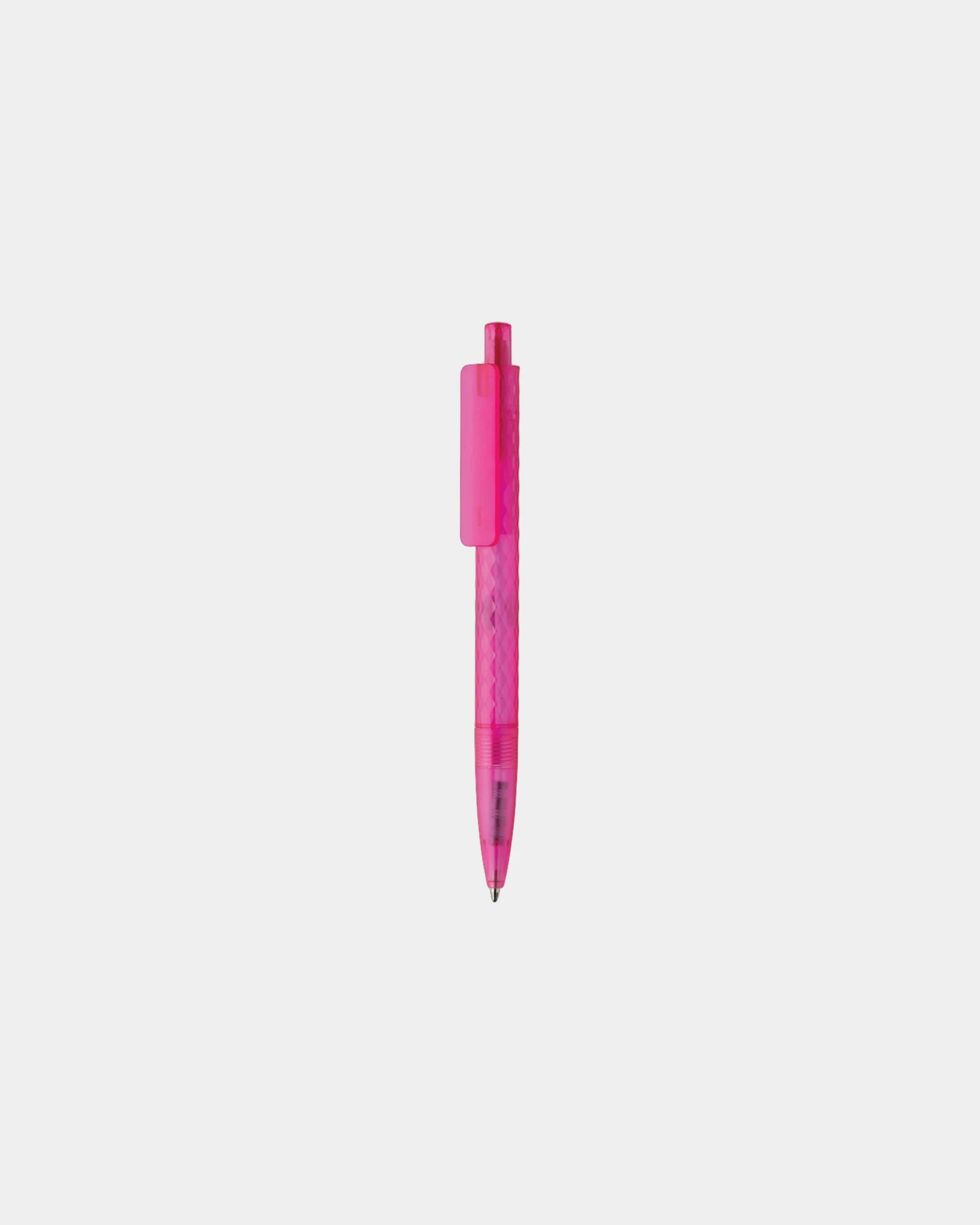 Stylo en plastique recyclé GRS X3 à personnaliser - Rose