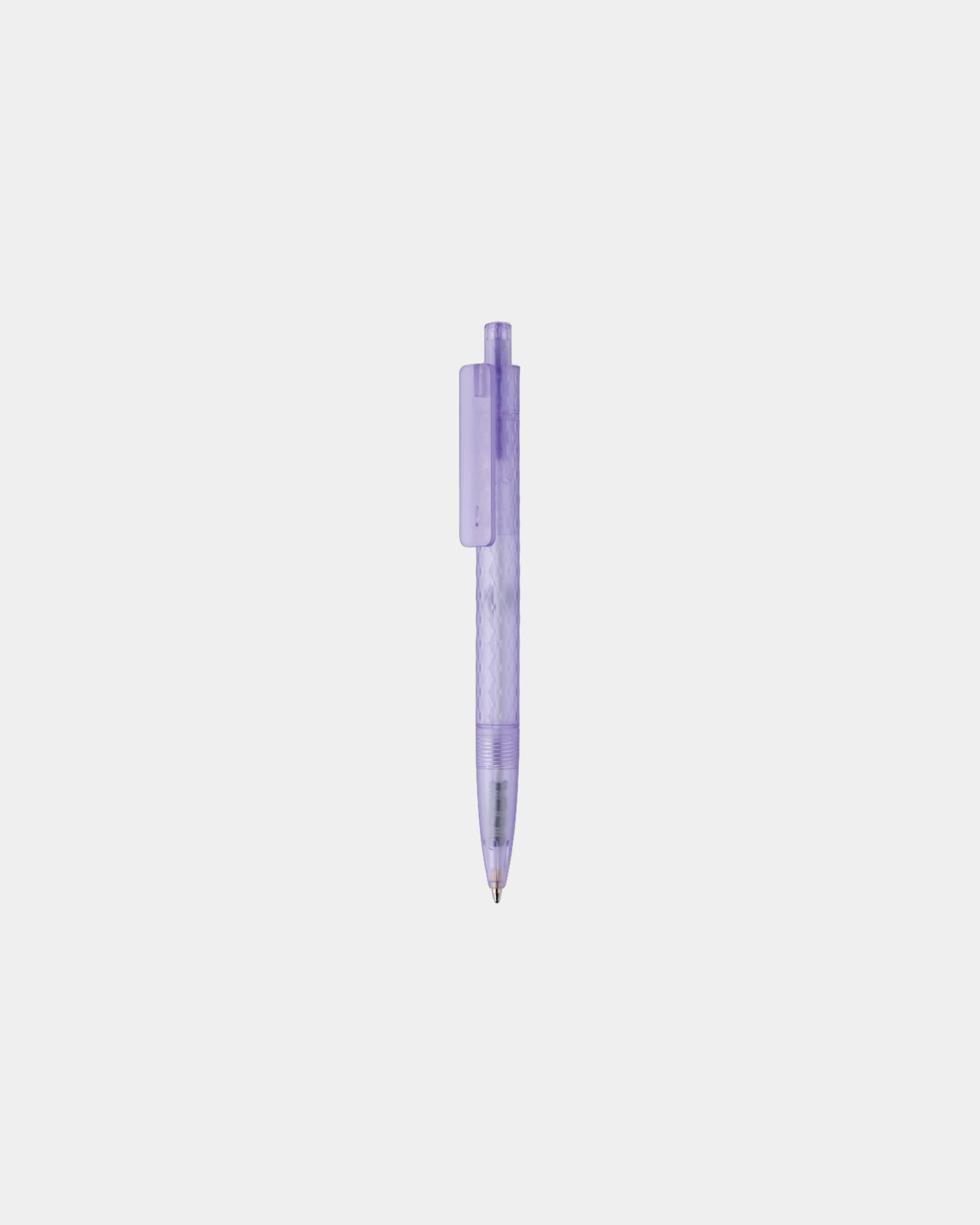 Stylo en plastique recyclé GRS X3 à personnaliser - Violet
