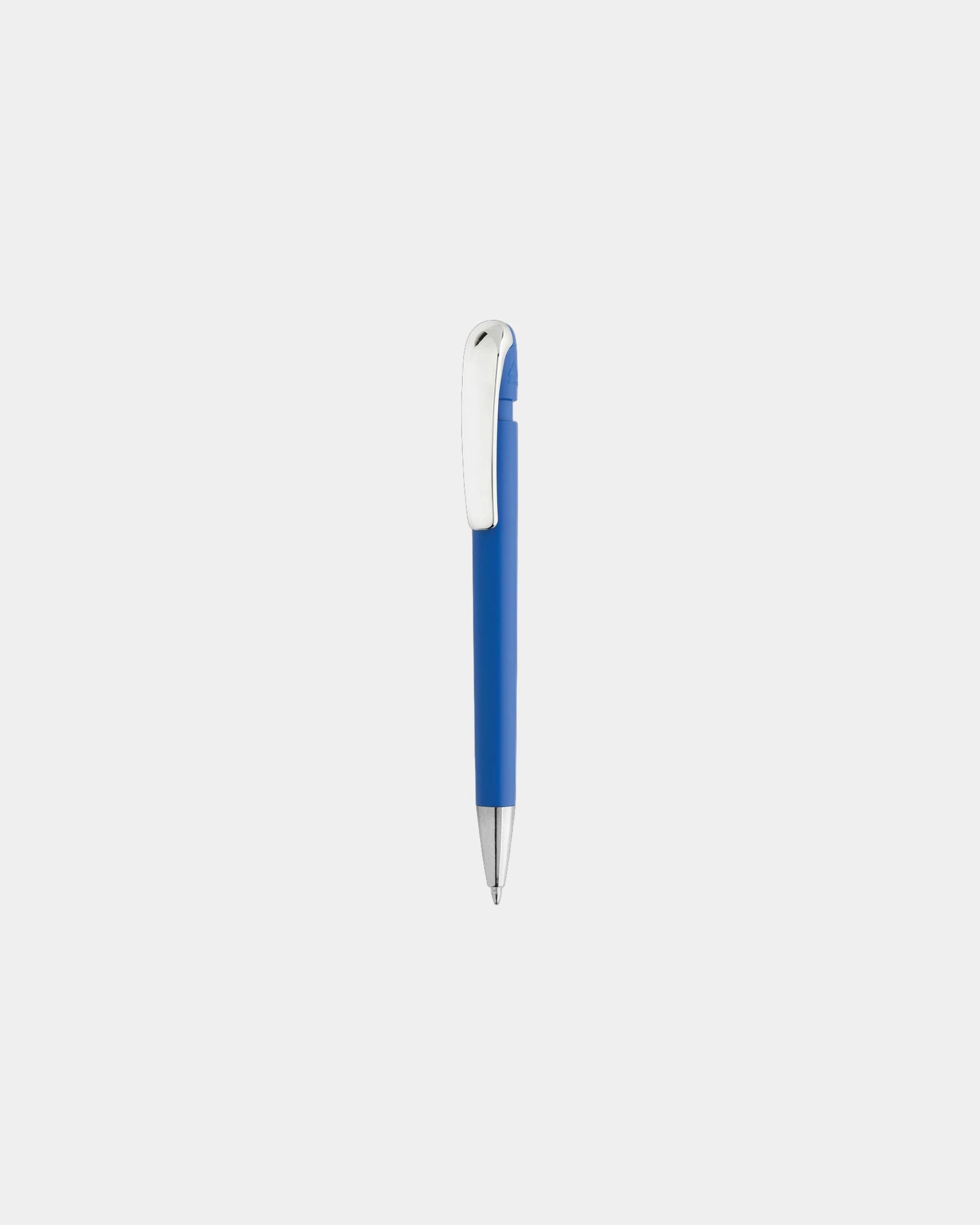 Stylo à clip métallique en ABS recyclé Glide à personnaliser - Bleu