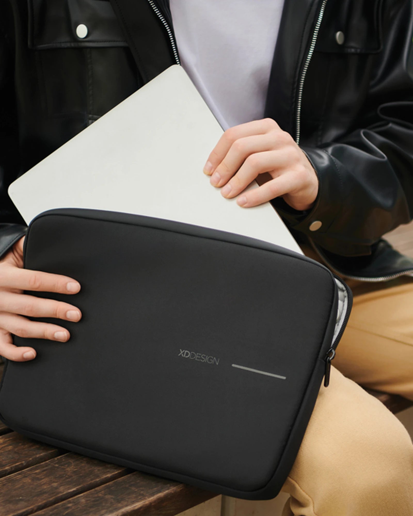 Pochette rPET imperméable 16" à personnaliser - 8