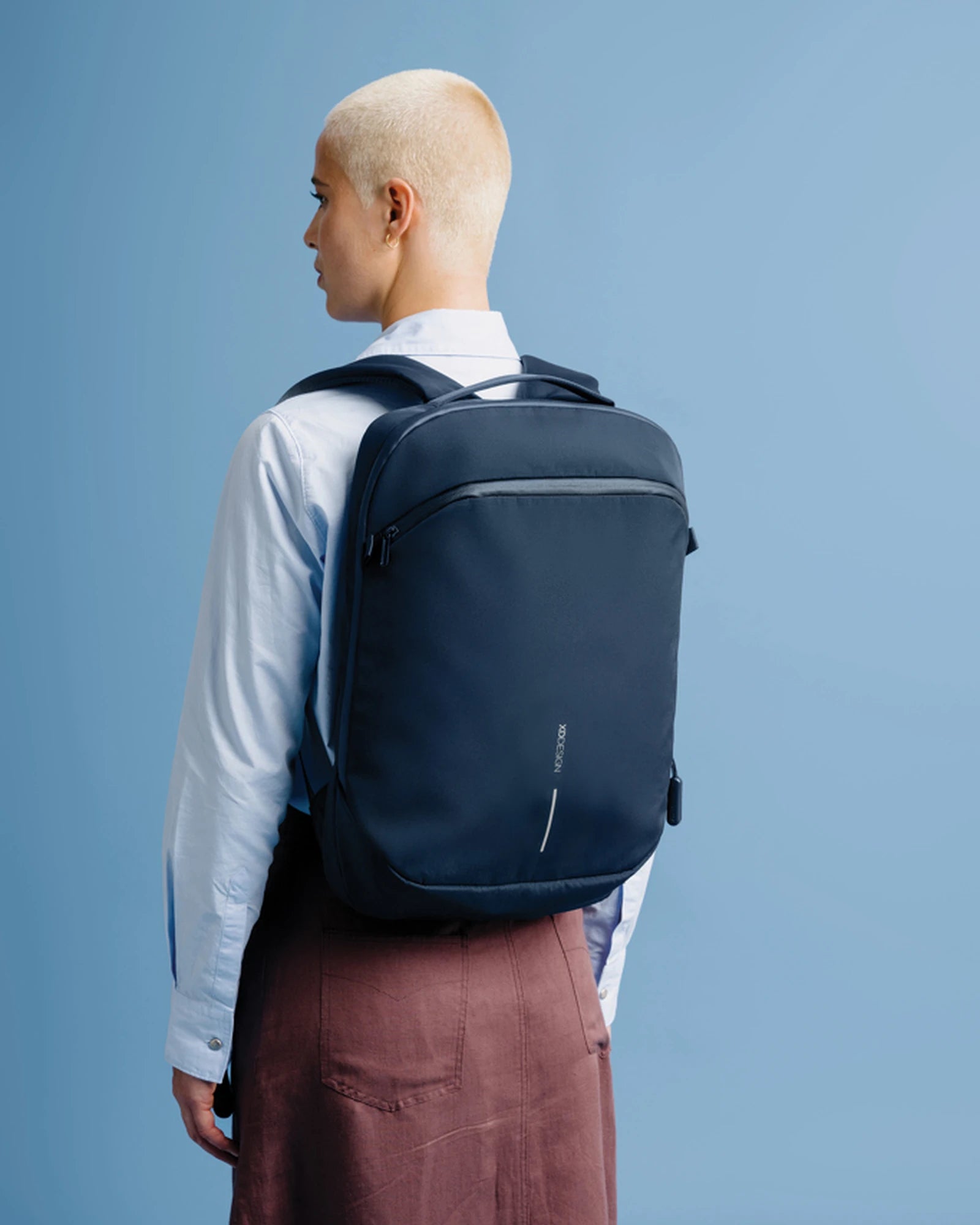 Sac à dos anti-vol nylon recyclé à personnaliser - 40