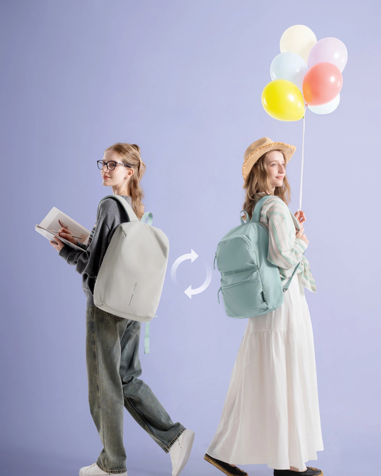 Sac à dos nylon recyclé Switch à personnaliser - 34