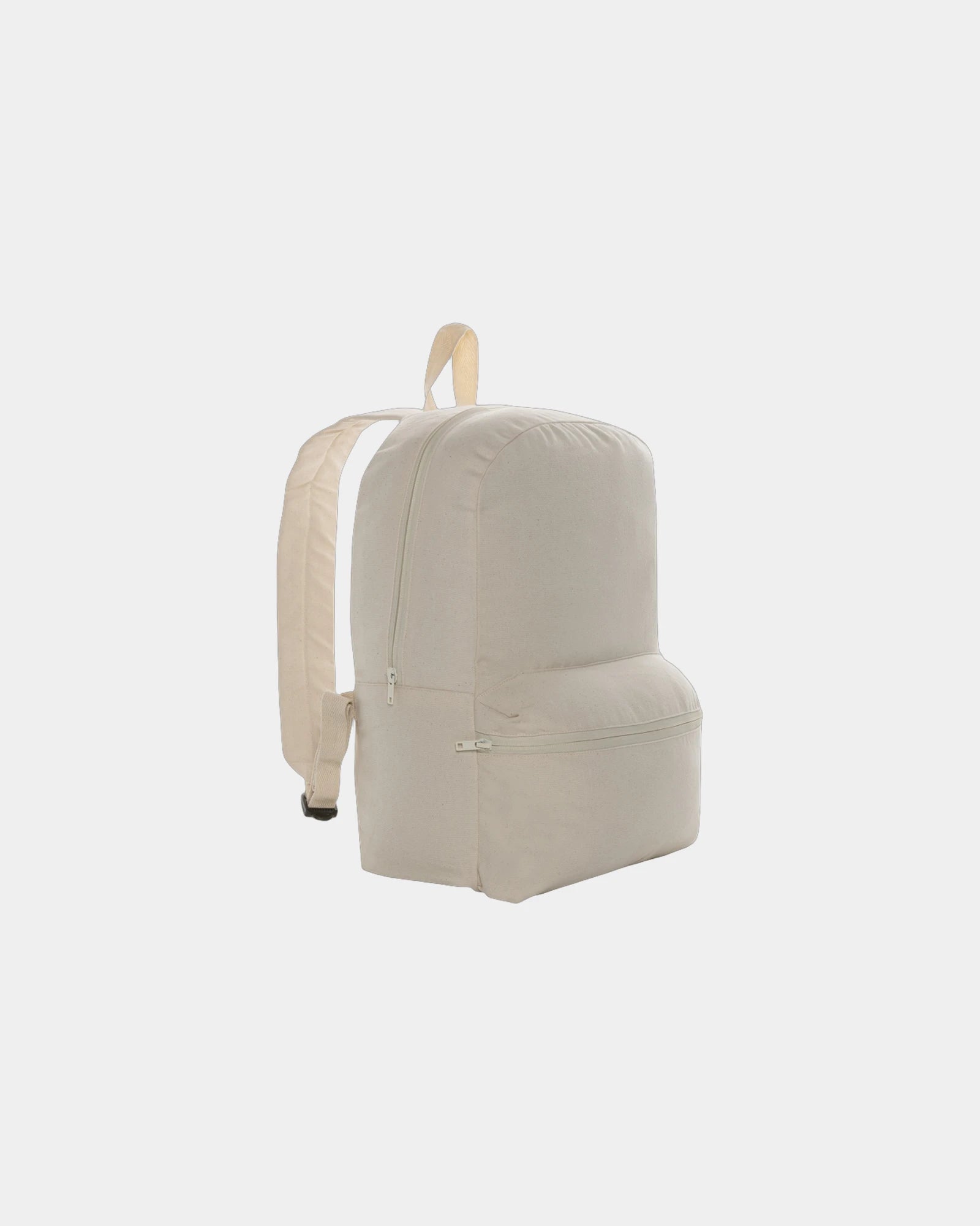 Sac à dos en toile recyclée 285g/m² à personnaliser - Blanc Cassé