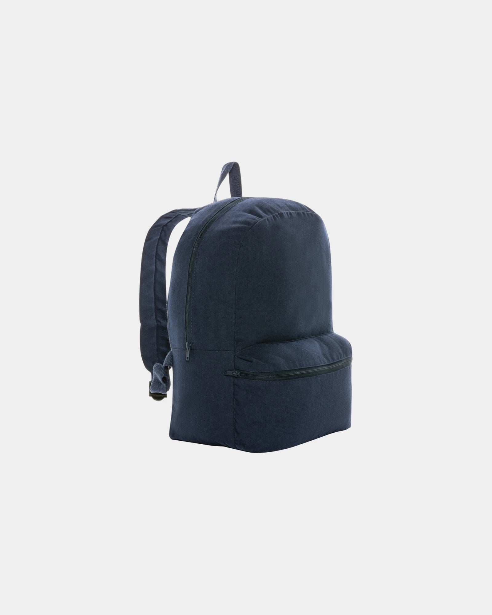 Sac à dos en toile recyclée 285g/m² à personnaliser - Bleu Marine