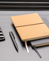 Carnet de notes A5 cuir recyclé à personnaliser - 14