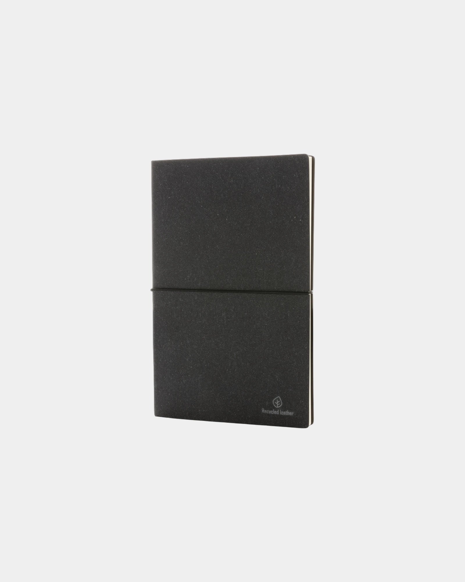 Carnet de notes A5 cuir recyclé à personnaliser - Gris
