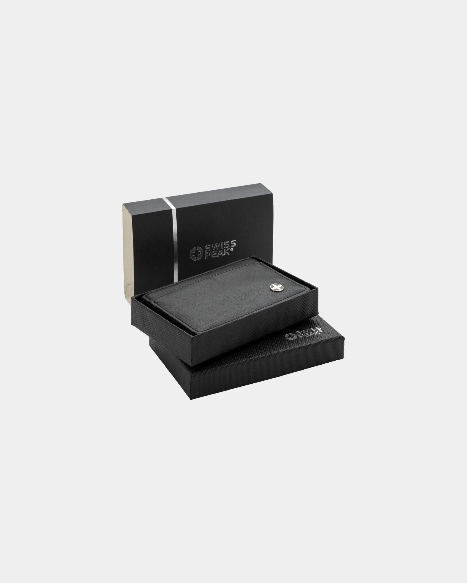 Porte-cartes PU noir à personnaliser
